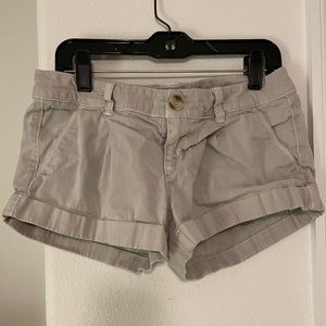 American Eagle Outfitters khaki short shorts